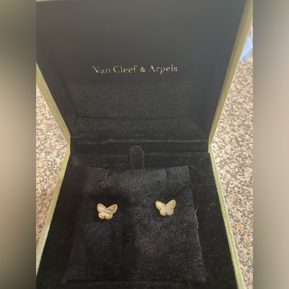 VCA Inspired Sweet Butterfly Earrings